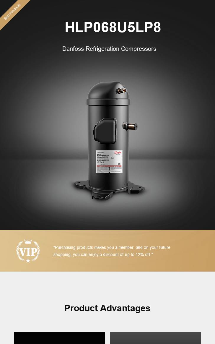 Danfoss Compressor HLP068U5LP8, technical parameters pdf, structure diagram